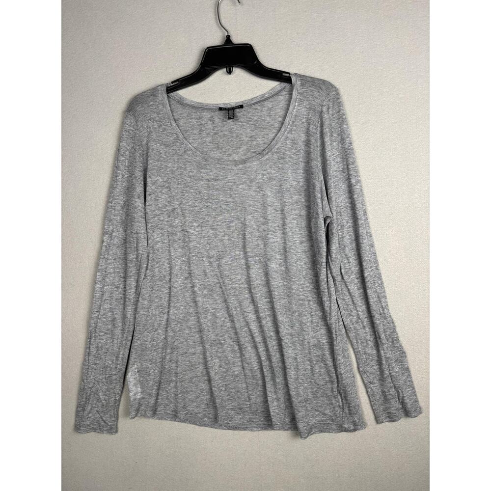 Eileen Fisher Shirt Womens XL Long Sleeve Tencel Cashmere Silk Soft Knit Top